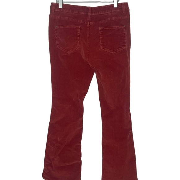 SUNDANCE Rust Nicole Corduroy Pants - Picture 3 of 5